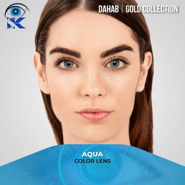 Dahab Aqua Eye Lenses – Gold Collection - Image 2
