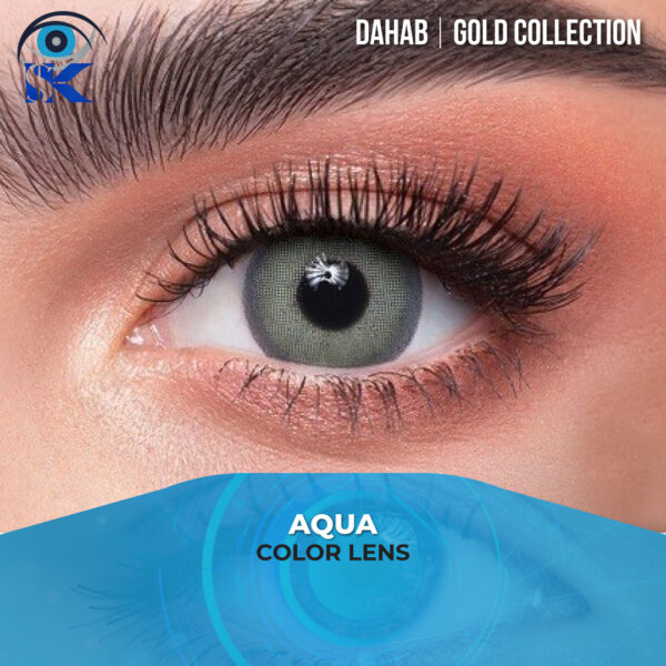Dahab Aqua Eye Lenses – Gold Collection