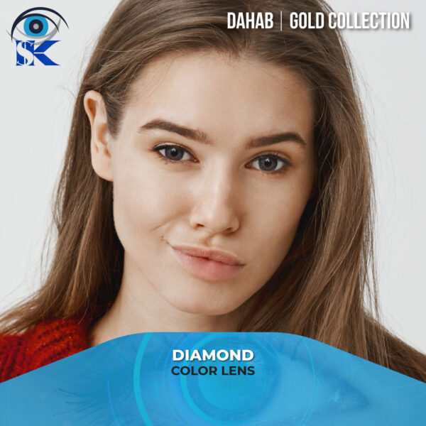 Dahab Diamond Eye Lenses – Gold Collection - Image 2